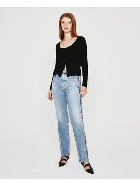 NEW Share AG Adriano Goldschmied Alexxis Straight Released jeans sz 27 $215